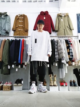 「INSTA PUMP FURY」｜アールさん（メンズ・172cm）の冬コーディネート
