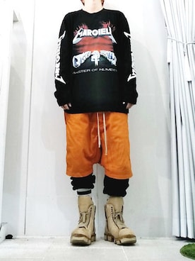 「Cody Sanderson」｜「アイテム（ブーツ）」を使った、アールさん（メンズ・172cm）の冬コーディネート