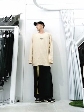 「Cody Sanderson」｜「アイテム（キャップ）」を使った、アールさん（メンズ・172cm）の春コーディネート