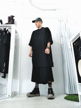 「Cody Sanderson」｜「アイテム（帽子）」を使った、アールさん（メンズ・172cm）の夏コーディネート