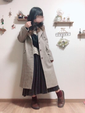 「F i.n.t（フィント）のアイテム（ジャケット/アウター）」を使った、mamu🐾さん（レディース・147cm）の秋コーディネート