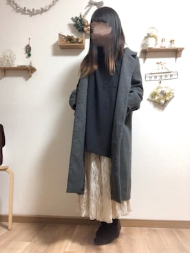 「F i.n.t（フィント）のアイテム（ジャケット/アウター）」を使った、mamu🐾さん（レディース・147cm）の秋コーディネート