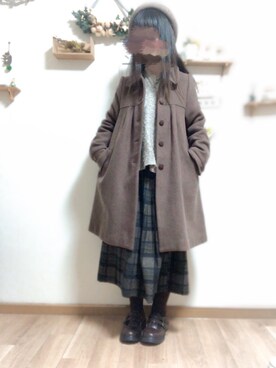 「F i.n.t（フィント）のアイテム（ジャケット/アウター）」を使った、mamu🐾さん（レディース・147cm）の秋コーディネート