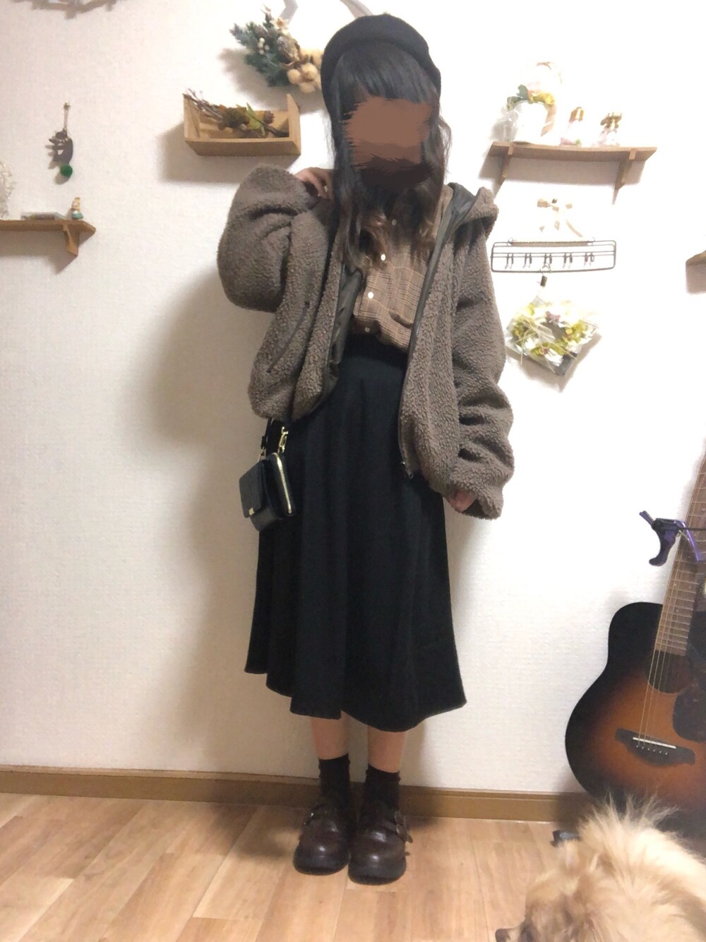 ãã©ãŠã³ç³»ã®ãã¬ã¹ã·ã¥ãŒãºããã©ãã¯ç³»ã®ã¹ã«ãŒãããã©ãŠã³ç³»ã®ã·ã£ã/ãã©ãŠã¹ãççšããã¬ãã£ãŒã¹ã®å¬ã³ãŒãã£ããŒãã®1æç®ã®åç