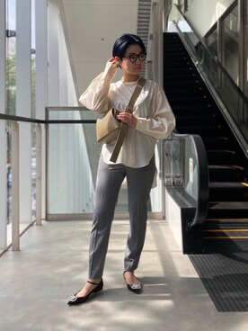 前川由樹さん（レディース・161cm）の夏コーディネート