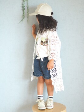 ゆ＆りさん（キッズ・110cm）の夏コーディネート