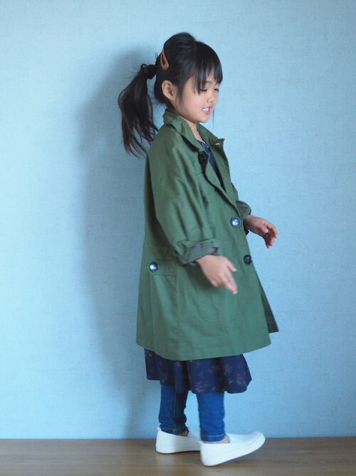 ゆ＆り使用（韓国子供服）的時尚穿搭