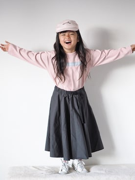 ゆ＆りさん（キッズ・110cm）の冬コーディネート