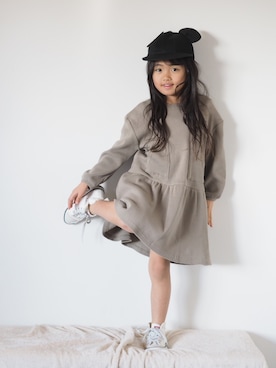 ゆ＆りさん（キッズ・110cm）の冬コーディネート