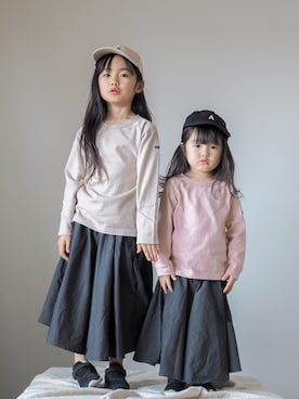 ゆ&りさん(キッズ・110cm)の春コーディネート