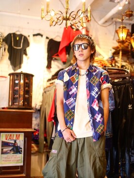 「Wiz&Witch（ウィズアンドウィッチ）のアイテム」を使った、ぎさん（メンズ・170cm）の春コーディネート