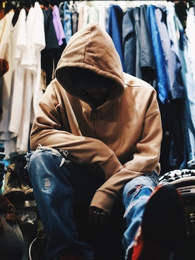 「Wiz&Witch（ウィズアンドウィッチ）のアイテム」を使った、ぎさん（メンズ・170cm）の秋コーディネート