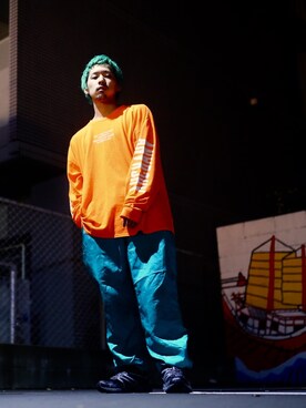 「Wiz&Witch（ウィズアンドウィッチ）のアイテム」を使った、ぎさん（メンズ・170cm）の春コーディネート