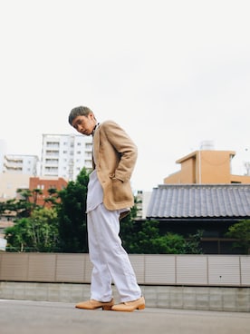 ベージュテーラードジャケット の人気ファッションコーディネート Wear