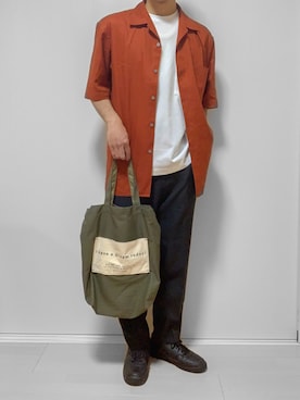 「SPRUCE（スプルース）のアイテム」を使った、たあさん（メンズ・178cm）の春コーディネート