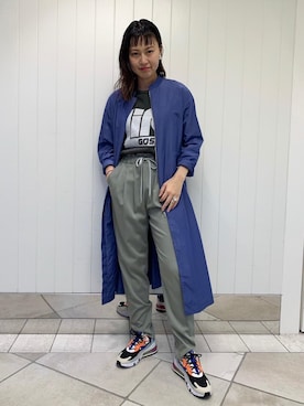 「green label relaxing（グリーンレーベルリラクシング）のアイテム（その他アウター）」を使った、Miyukiさん（レディース・158cm）の春コーディネート