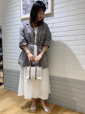 「ONE-PIECE」｜Miyukiさん（レディース・158cm）の春コーディネート