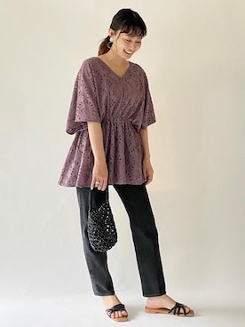 Miyukiさん（レディース・158cm）の夏コーディネート