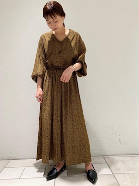 「遊び心のあるJacket Style」｜「アイテム（ワンピース/ドレス）」を使った、Miyukiさん（レディース・158cm）の夏コーディネート