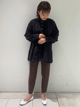 「秋におすすめシャツ＆ブラウス スタイル」｜Miyukiさん（レディース・158cm）の秋コーディネート