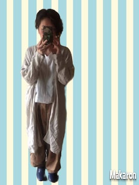 「だぼだぼ」｜「アイテム（スリッポン）」を使った、ジェシーさん（レディース・170cm）の春コーディネート