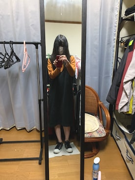 「Avail（アベイル）のアイテム（オールインワン・サロペット）」を使った、メアさん（メンズ・173cm）の春コーディネート