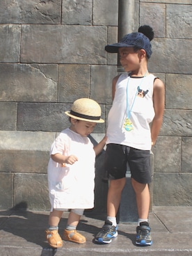 eieieiさん（キッズ・110cm）の夏コーディネート