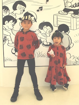 eieieiさん（キッズ・90cm）の秋コーディネート