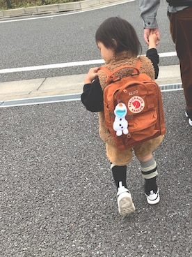 「BOBO CHOSES（ボボショーズ）のアイテム（その他アウター）」を使った、eieieiさん（キッズ・90cm）の冬コーディネート