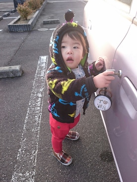 ゆずやさん（キッズ・90cm）の冬コーディネート