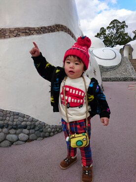 ゆずやさん（キッズ・90cm）の冬コーディネート