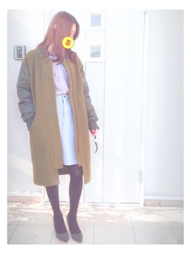 「セポ」｜「アイテム（ジャケット/アウター）」を使った、O-chaNさん（レディース・158cm）の冬コーディネート