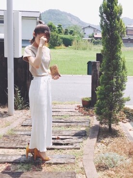 「Ungrid（アングリッド）のアイテム（シューズ）」を使った、O-chaNさん（レディース・158cm）の秋コーディネート