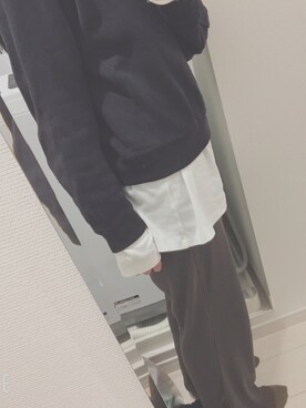 「レイヤードstyle」｜kaoriさん（レディース・163cm）の冬コーディネート