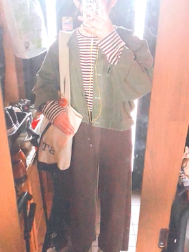 「北海道」｜「しまむら（シマムラ）のアイテム」を使った、イワトビちきんさん（レディース・164cm）の春コーディネート