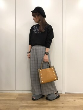 「JEANASIS（ジーナシス）のアイテム（キャスケット）」を使った、JEANASIS　WEB　chanさん（レディース・152cm）の夏コーディネート