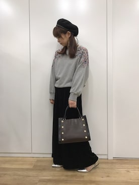 「ジーナシス」｜「アイテム（ハンチング/ベレー帽）」を使った、JEANASIS　WEB　chanさん（レディース・152cm）の夏コーディネート
