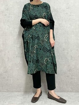 「ダンボール素材」｜「アイテム（ワンピース/ドレス）」を使った、bea _kiyoさん（レディース・156cm）の秋コーディネート