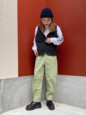 森日菜子さん（レディース・154cm）の春コーディネート