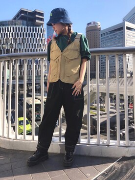 森日菜子さん（レディース・154cm）の春コーディネート