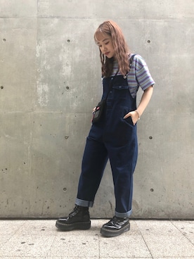 森日菜子さん（レディース・154cm）の夏コーディネート