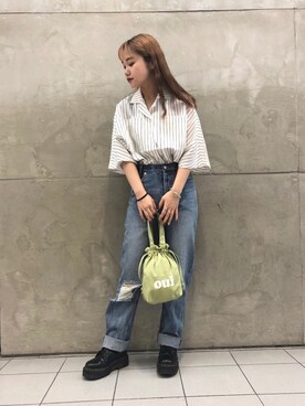 森日菜子さん(レディース・154cm)の夏コーディネート