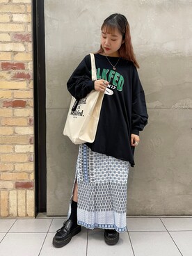 森日菜子さん(レディース・154cm)の冬コーディネート