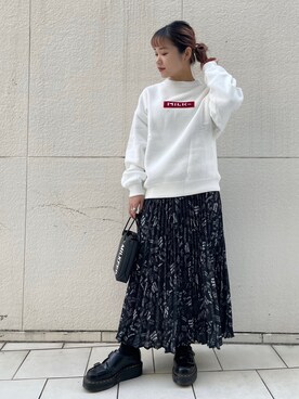 森日菜子さん（レディース・154cm）の冬コーディネート