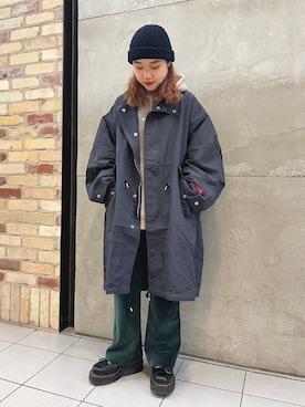 森日菜子さん（レディース・154cm）の春コーディネート