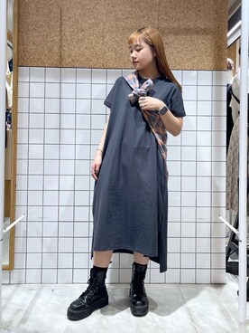 森日菜子さん（レディース・154cm）の春コーディネート