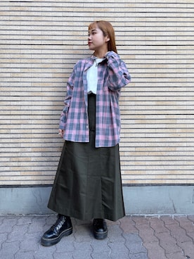 森日菜子さん（レディース・154cm）の春コーディネート