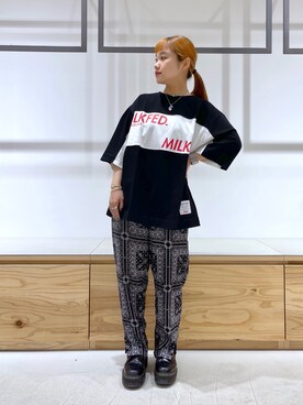 森日菜子さん（レディース・154cm）の春コーディネート