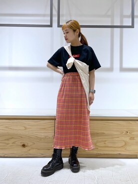 森日菜子さん（レディース・154cm）の春コーディネート