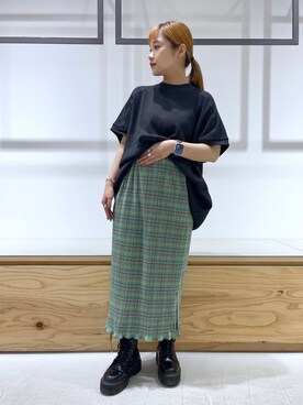 森日菜子さん(レディース・154cm)の春コーディネート